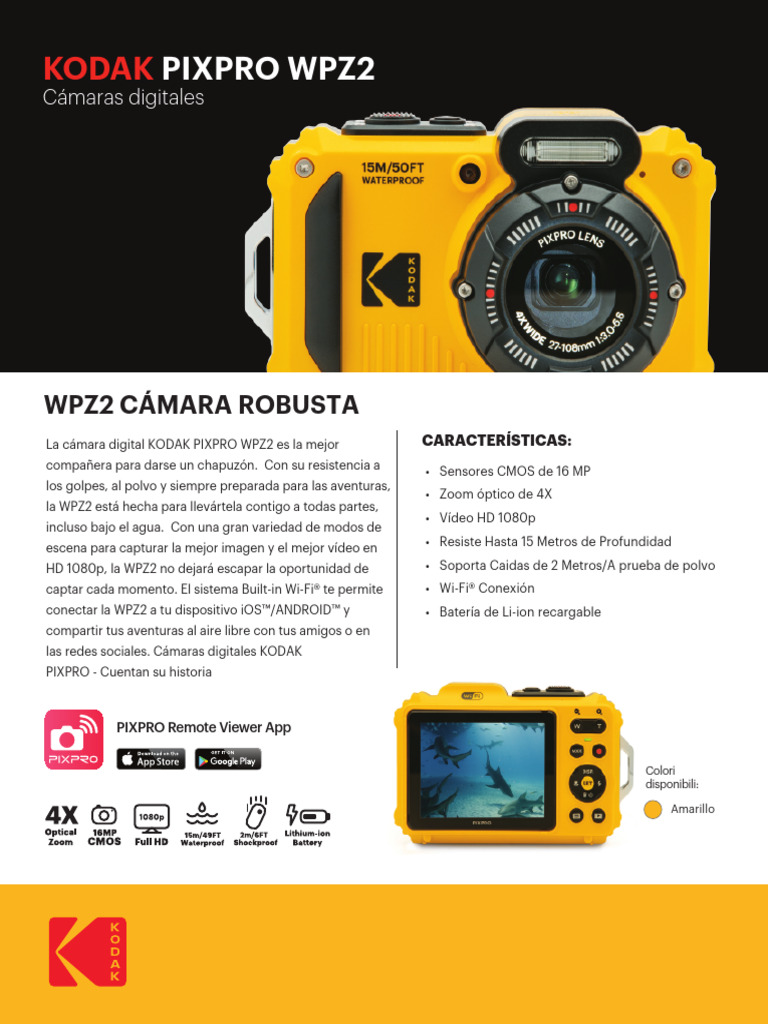 Kodak Catalogue EN | PDF | Cámara digital | Píxel