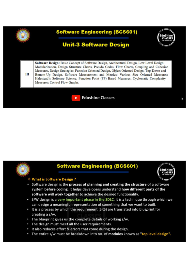 Edushine Se Unit - 3 | PDF