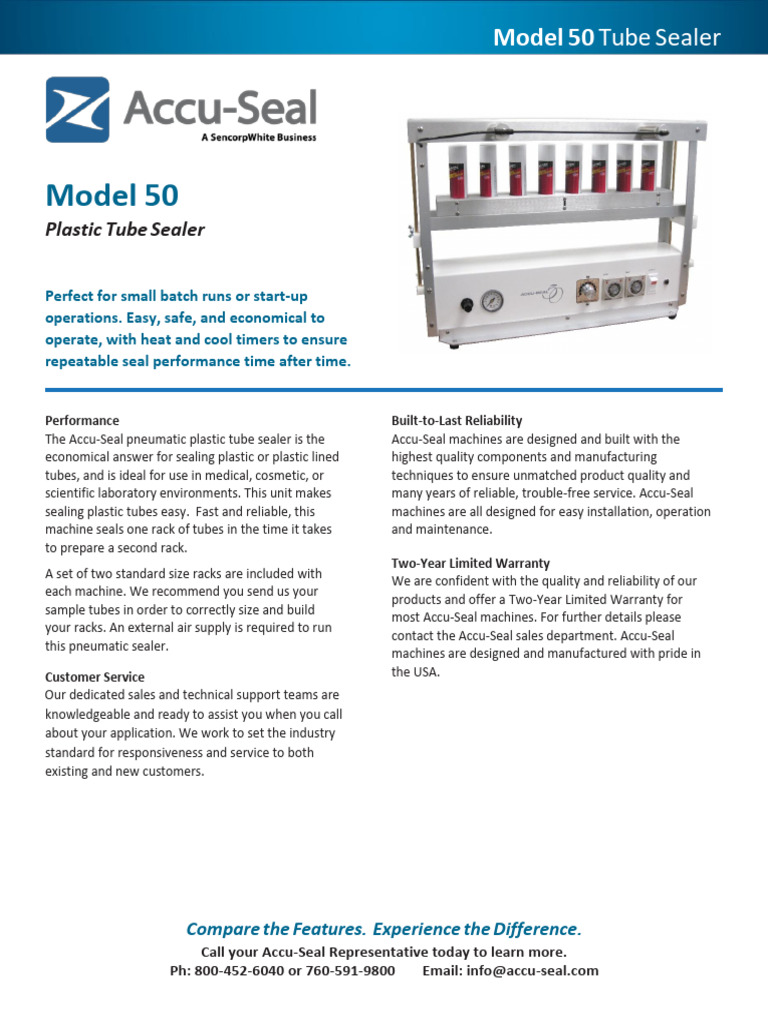 4 - AS - Model 50 Data Sheet 2020 | PDF | Reliability Engineering ...