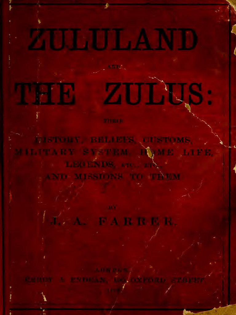 Zululand and The Zulus 1870 | PDF | Zulu Kingdom | Colony Of Natal