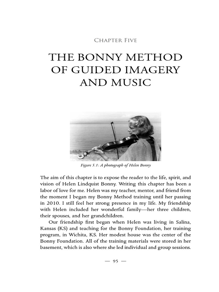 The Bonny Method: Helen Bonny's Journey | PDF | Psychotherapy