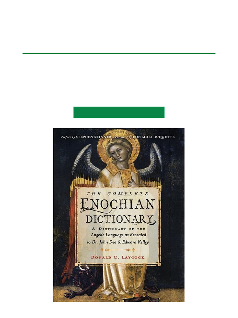 Enochian Dictionary: Angelic Language Guide | PDF