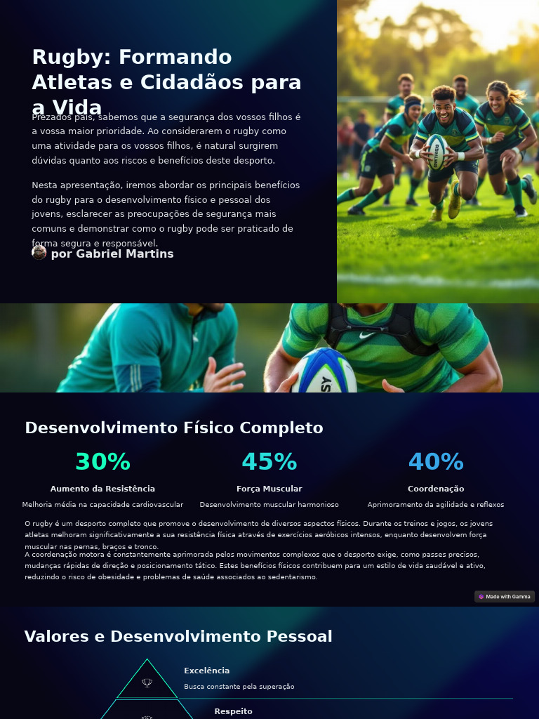 Rugby Formando Atletas e Cidadaos para A Vida | PDF | Rugby | Esportes