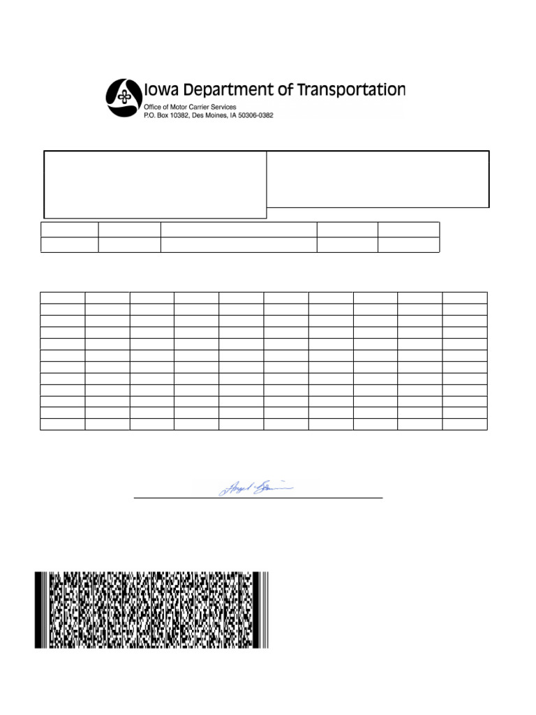Iowa Vehicle Registration Authority Document | PDF | Vehicles | Road ...