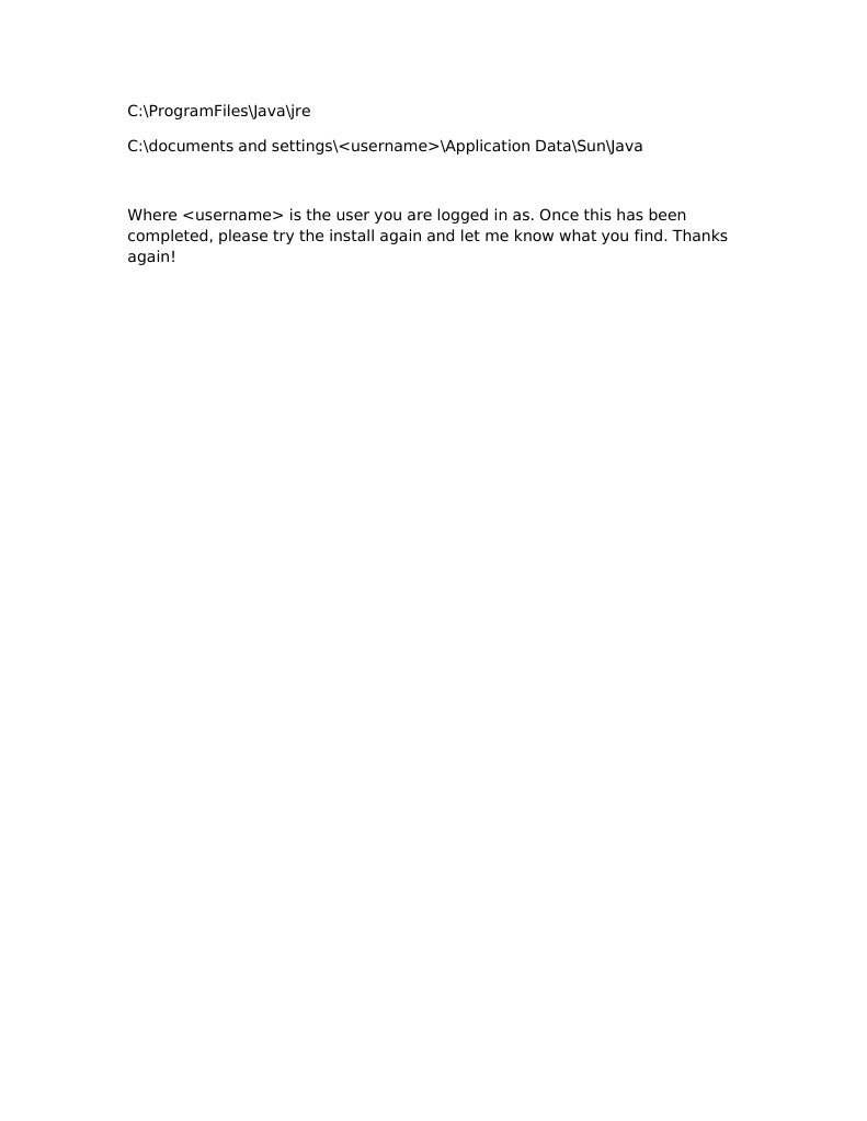 Java Installation Path Instructions | PDF