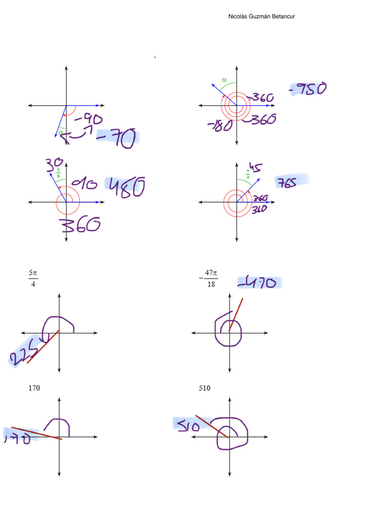 Angles and Angle Measure Worksheet | PDF | Angle | Geometric Measurement