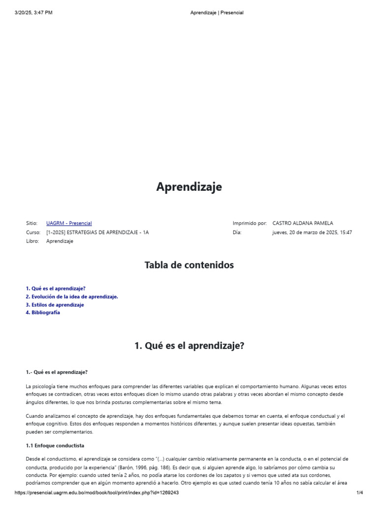 Estrategias de Aprendizaje Efectivas | PDF | Aprendizaje | Memoria