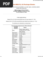 Diode Color Code Identification Chart | PDF