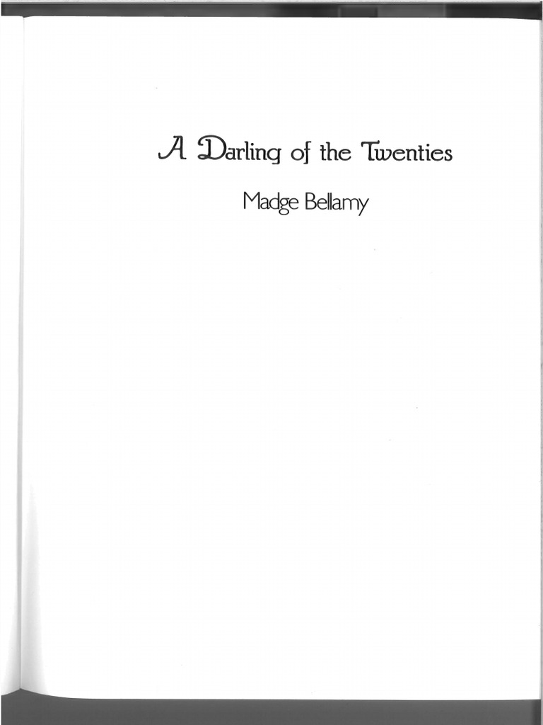 Madge Bellamy: A Twenties Star's Journey | PDF