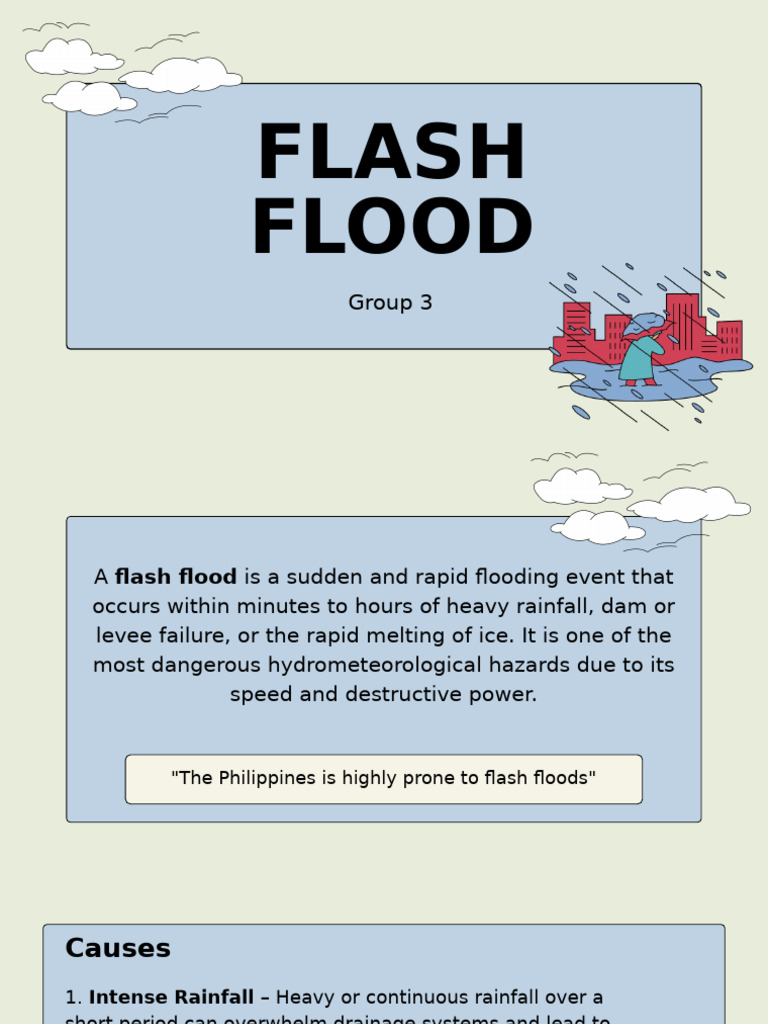 Flash Floods in the Philippines: Causes & Impacts | PDF | Flood ...