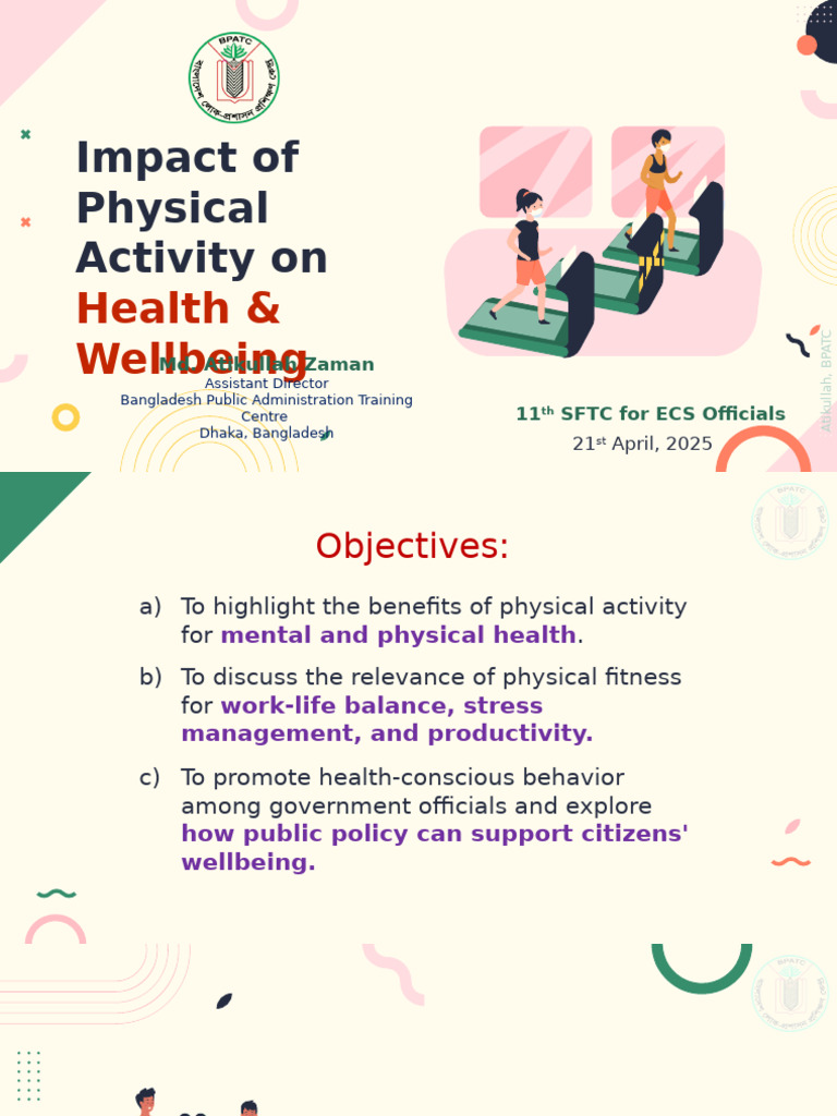 14.02 - Impact of Physical Activity On Health & Wellbeing, by Atikullah ...