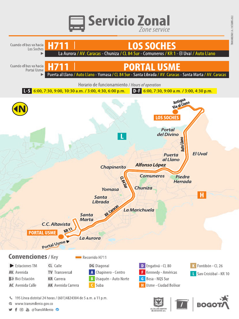 Rutas Plegableruta H711 | PDF