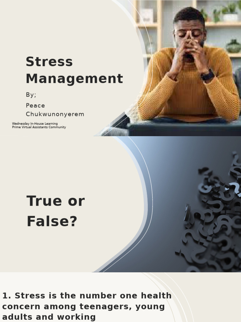 Effective Stress Management Strategies | PDF | Stress (Biology ...