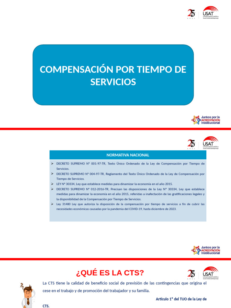 Guía sobre Compensación por Tiempo de Servicios | PDF | Salario ...