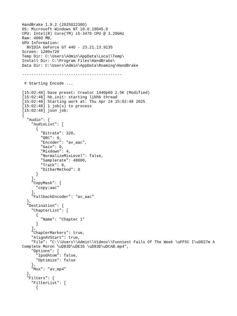 Activity Log Main.1320 | PDF | Film And Video Technology