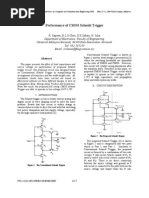 Performance of CMOS Schmitt Trigger