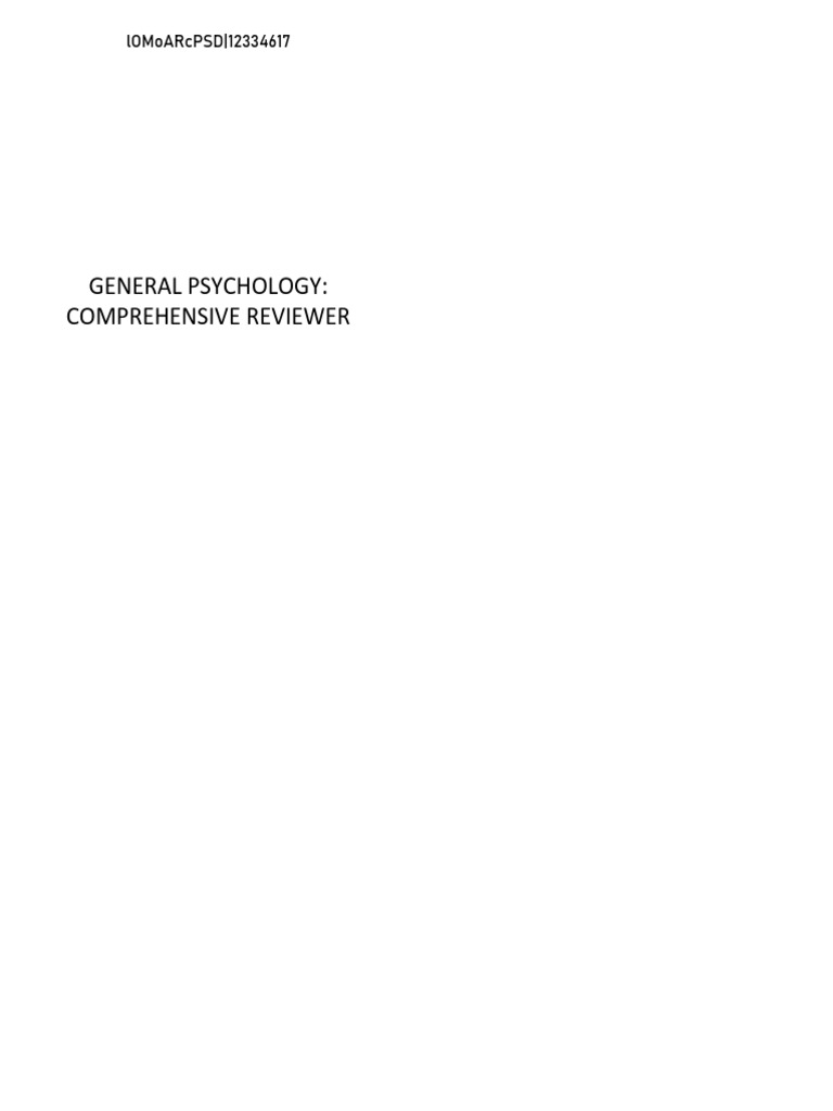 INTRODUCTION TO PSYCHOLOGY | PDF | Neurotransmitter | Synapse