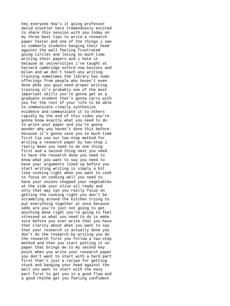 English Auto Generated How To Write A Research Paper Fast And Easy