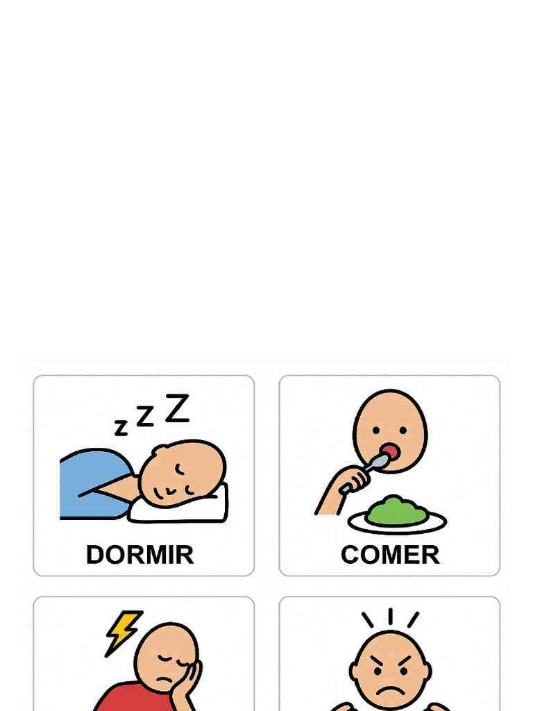 Plan Terapéutico TEA Pictogramas | PDF