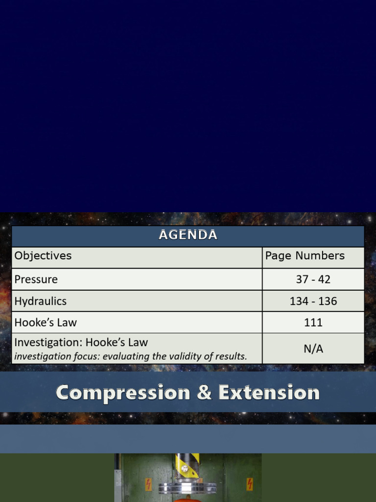 Compression and Extension | PDF | Pressure | Liquids