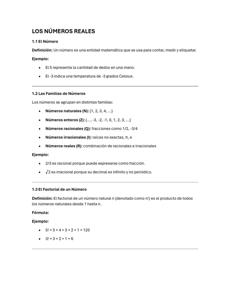 MATEMATICAS PARA LA INFORMATICA | PDF | Números | Número Real