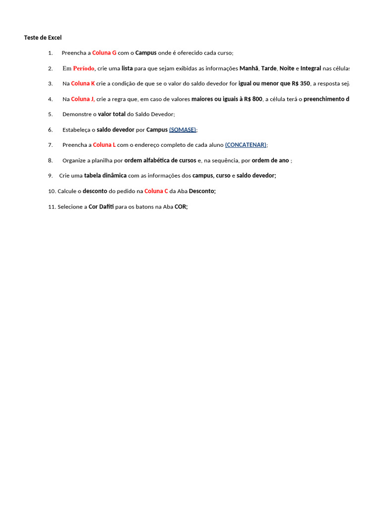 Planilha de Controle de Cursos e Alunos | PDF