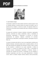 OS GRUPOS DE PRESSÂO E OS PARTIDOS
