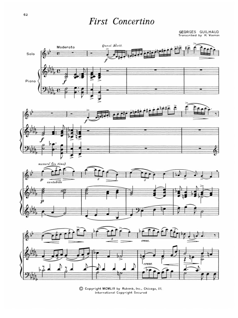 First Concertino | PDF