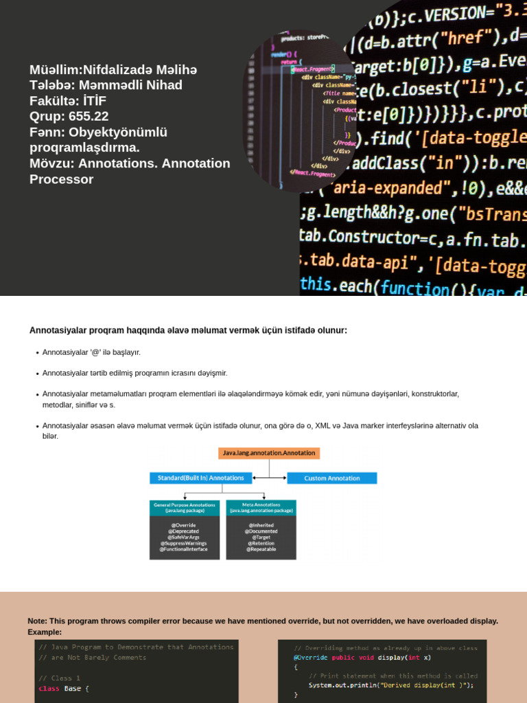 Understanding Java Annotations | PDF | Class (Computer Programming ...