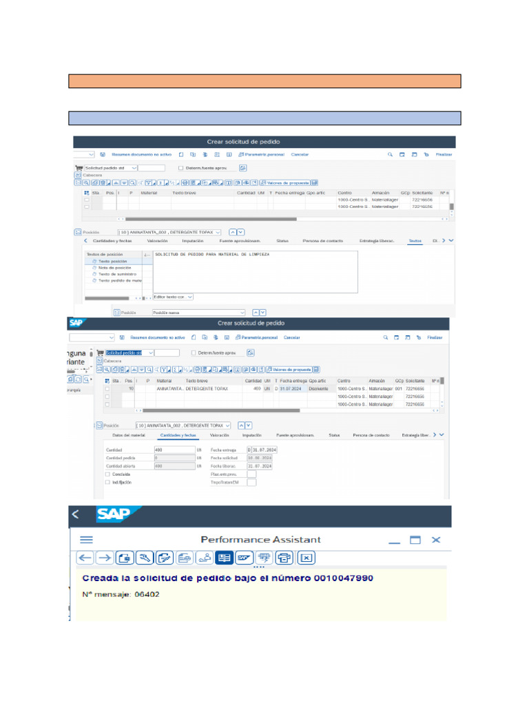 Proceso de Aprovisionamiento de Stock | PDF