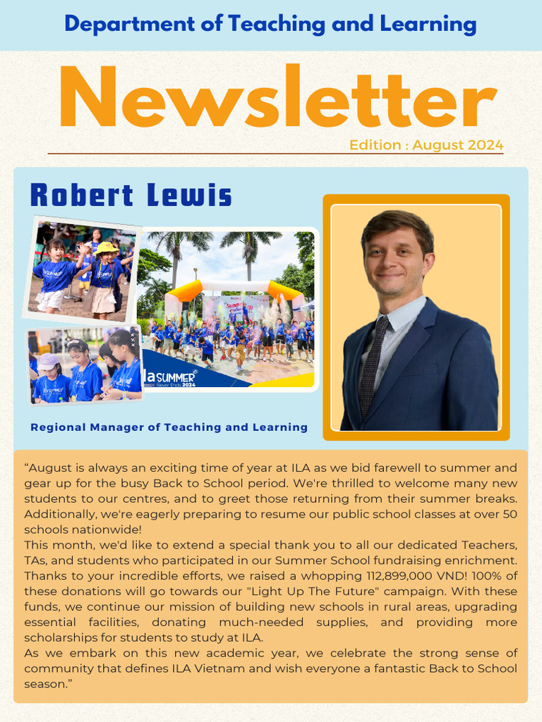 DTL - Newsletter August 2024 | PDF | International English Language ...