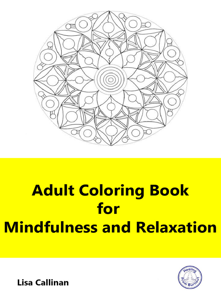 Adult Coloring Book | PDF | Relaxation (Psychology) | Cortisol
