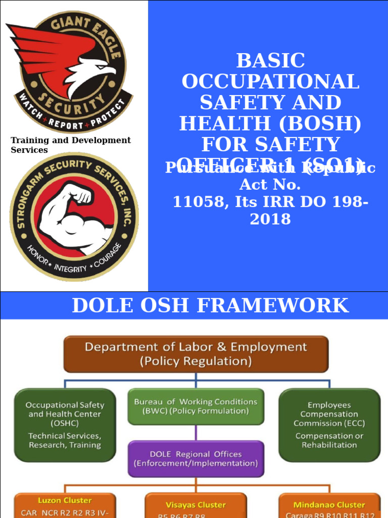 Basic Occupational Safety and Health | PDF | Occupational Safety And ...