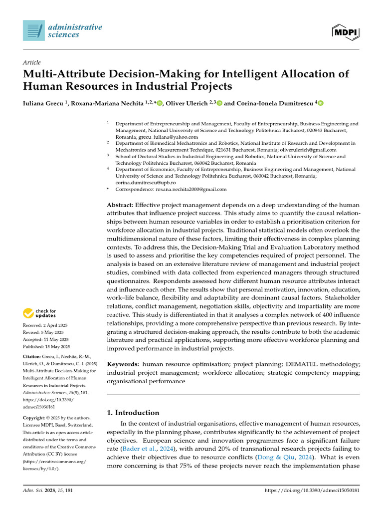 Human Resource Allocation in Projects | PDF | Motivation | Motivational