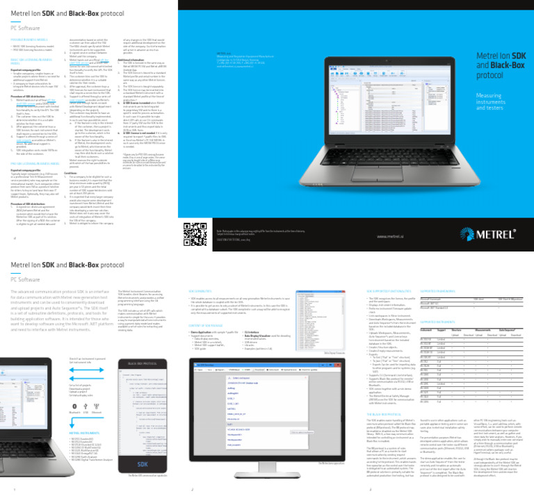 Metrel Ion SDK_Ang_2020 | PDF | Computing | Software