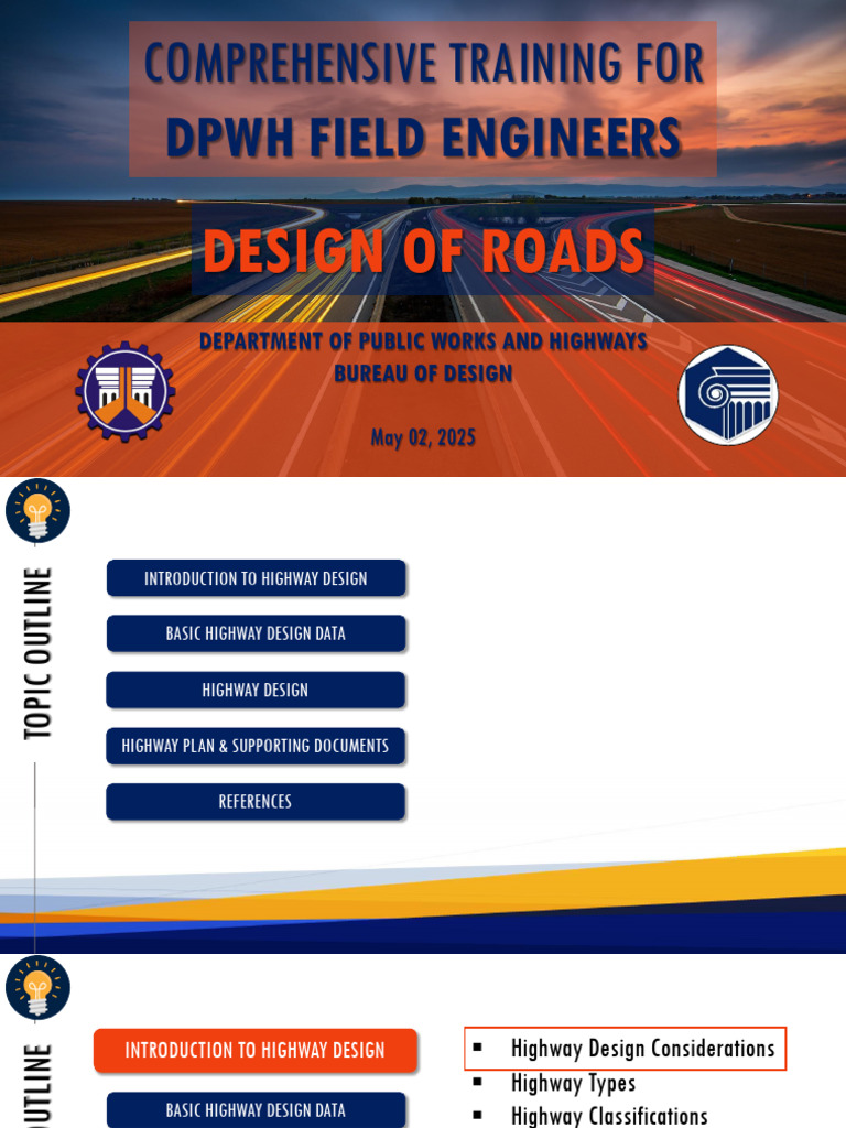 Highway Design Training for Engineers | PDF | Road | Transport ...