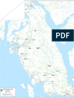 Map of The Sechelt Peninsula