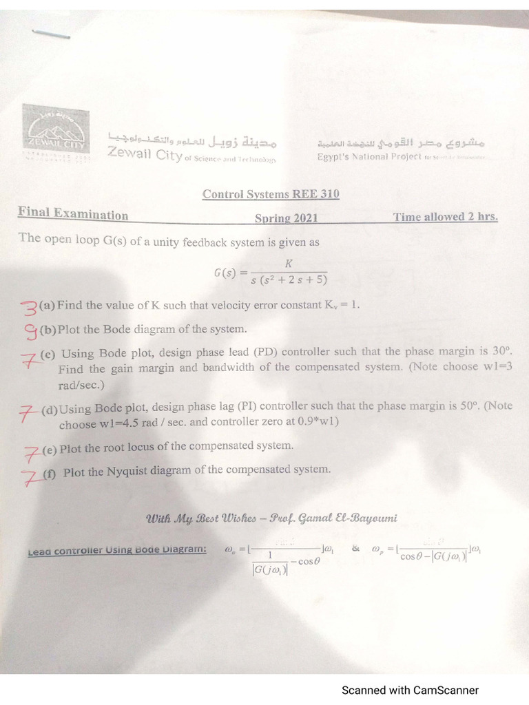 Final Exam SP21 | PDF