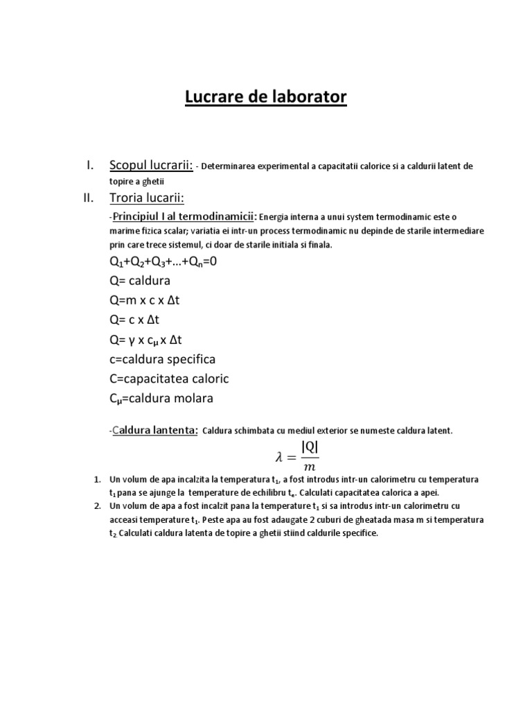 Lucrare de Laborator | PDF