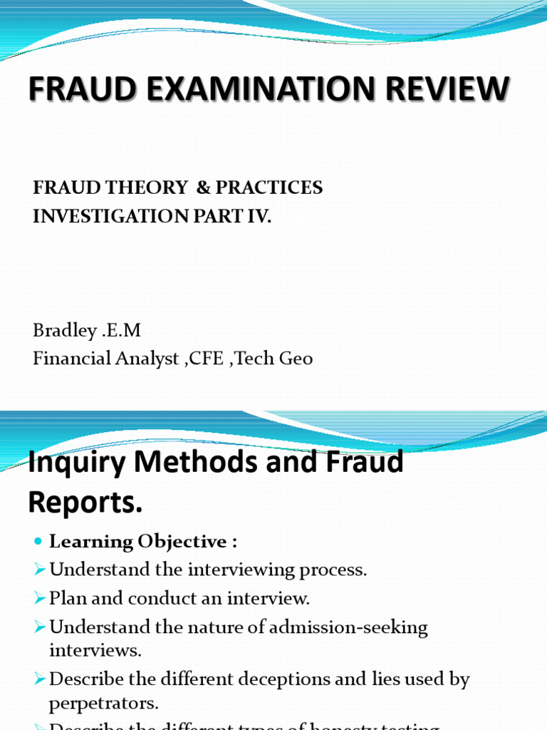 Admission-Seeking Interview Techniques | PDF | Deception | Nonverbal ...