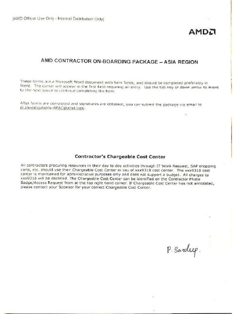 AMD Singed Copies | PDF