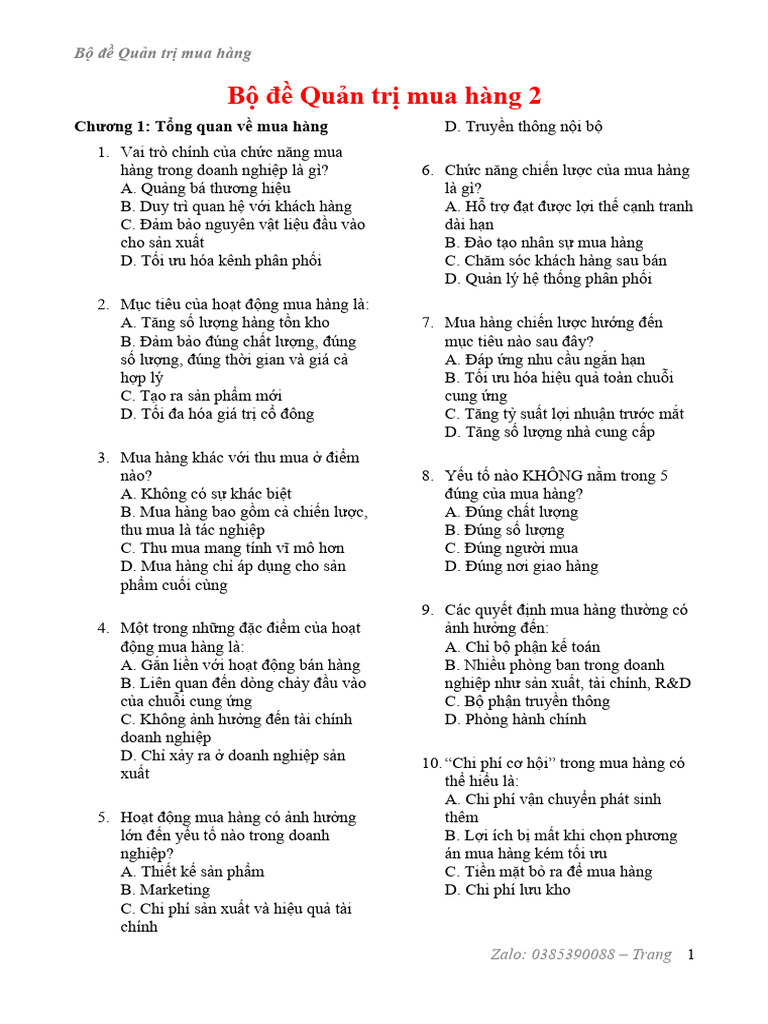 Bộ đề QTMH 2 | PDF