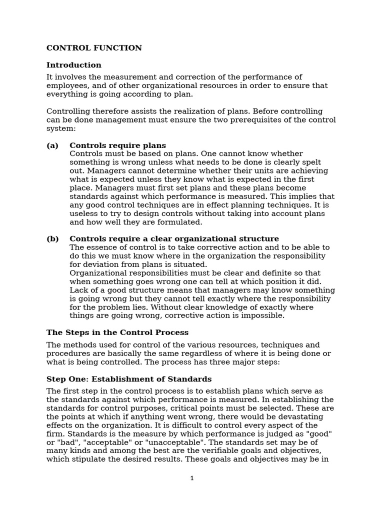 Understanding Control Functions | PDF | Business