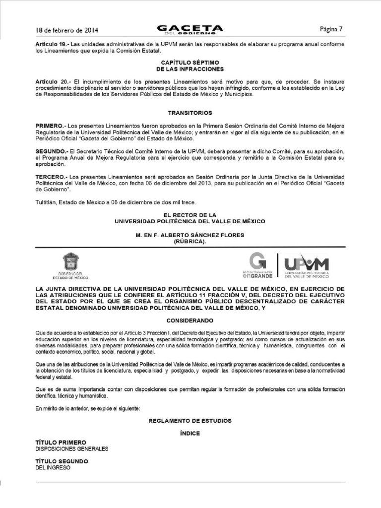 UPVM PDF ReglamentoEstudios-18022014 | PDF