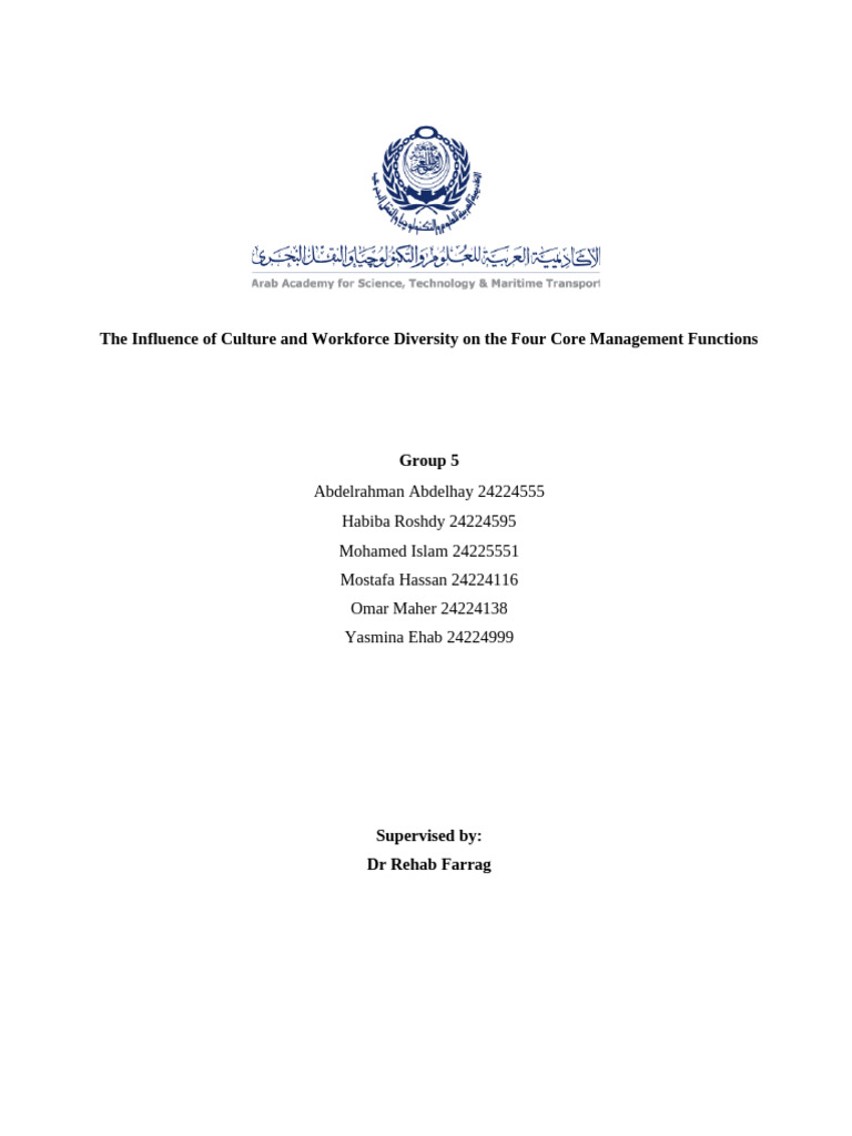 Culture and Workforce Diversity Research | PDF | Diversity (Business ...