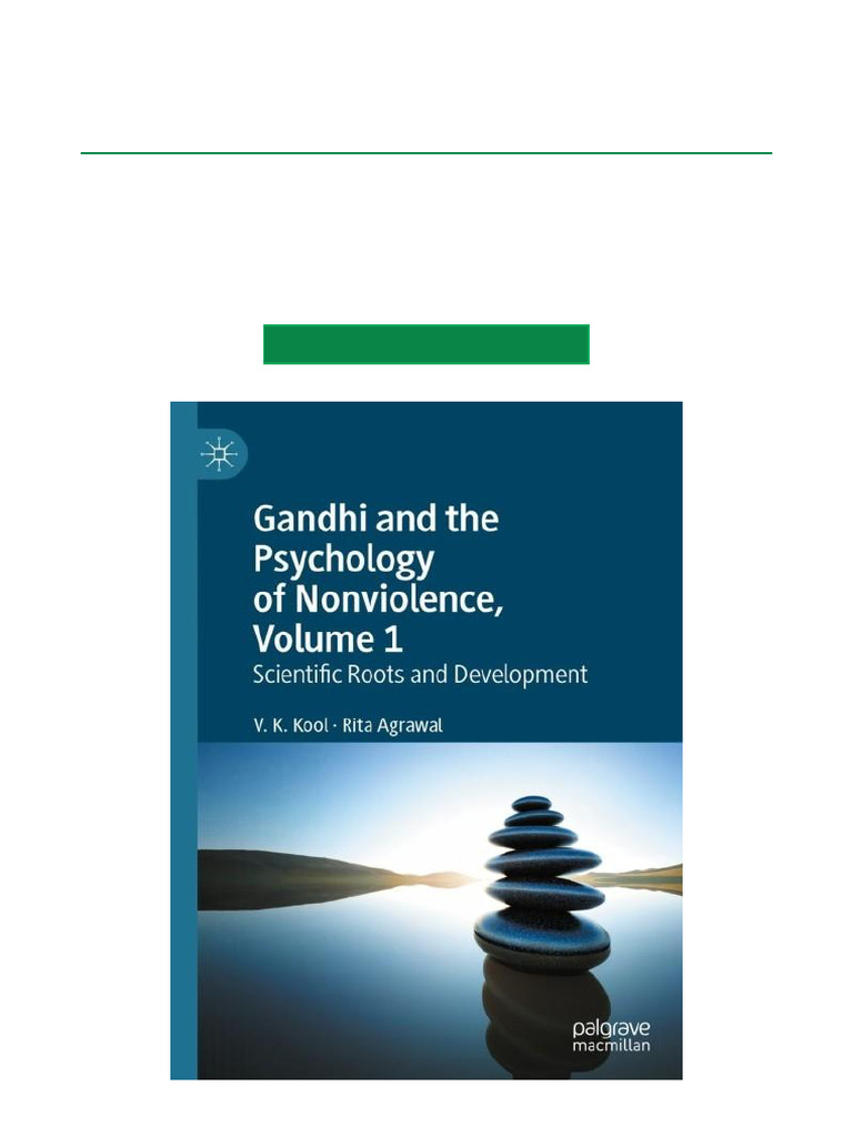 High Quality Gandhi and The Psychology of Nonviolence, Volume 1 ...