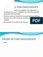 Procesul de internationalizare