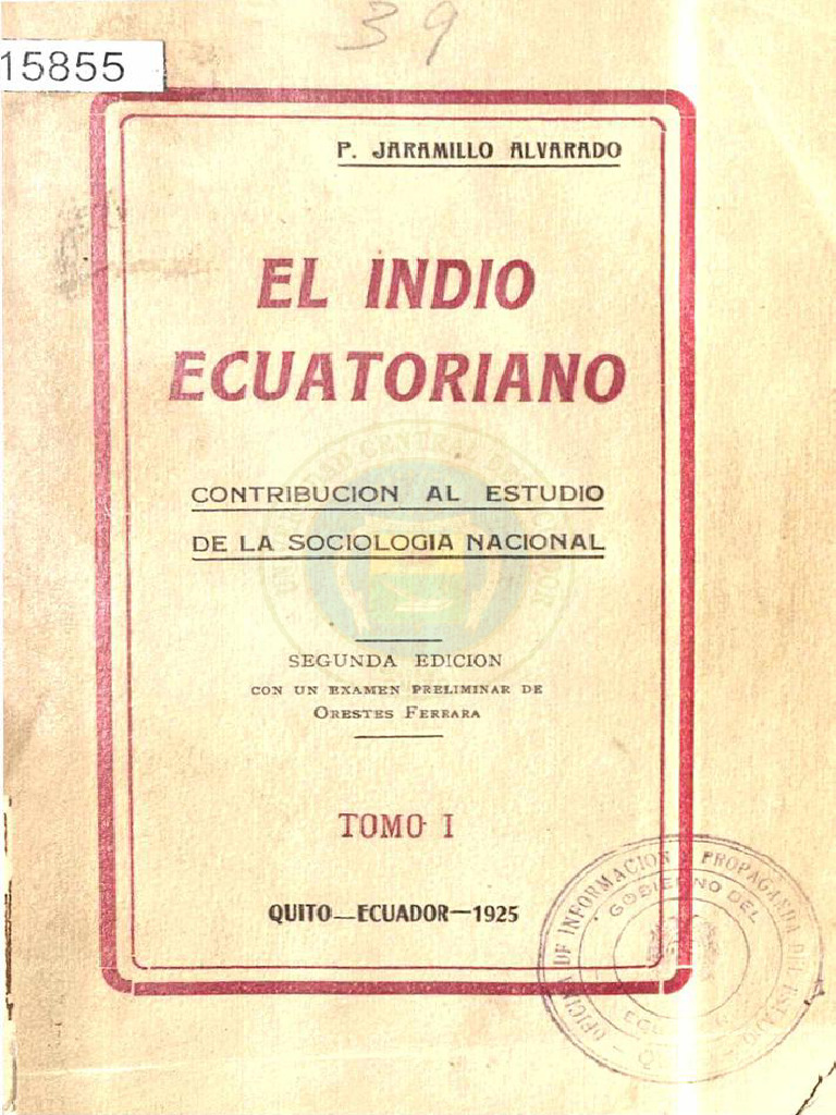 Historia del Indio Ecuatoriano | PDF | Bibliotecas