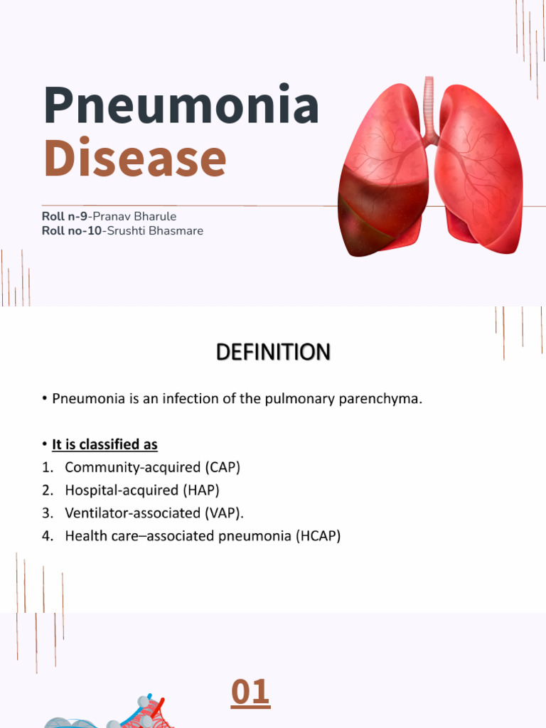 Pneumonia Disease by Slidesgo PDF | PDF | Pneumonia | Lung