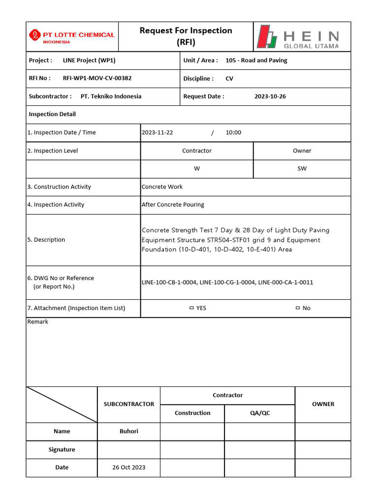 Rfi WP1 Mov CV 00382 | PDF | Composite Material | Building Engineering